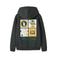 NAME IT KIDS oversized sweater met backprint - antraciet