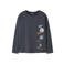 NAME IT KIDS oversized longsleeve met print - donkerblauw