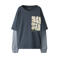NAME IT KIDS longsleeve met print - blauw