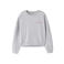 NAME IT KIDS sweater met tekst - grijs