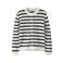 NAME IT KIDS rechtvallend gebreid gestreept vest - ecru