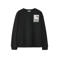 NAME IT KIDS sweater met backprint - zwart