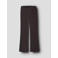 NAME IT KIDS flared broek met ruches - donkerbruin