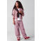 NAME IT KIDS rechtvallende gebreid gestreept vest - roze