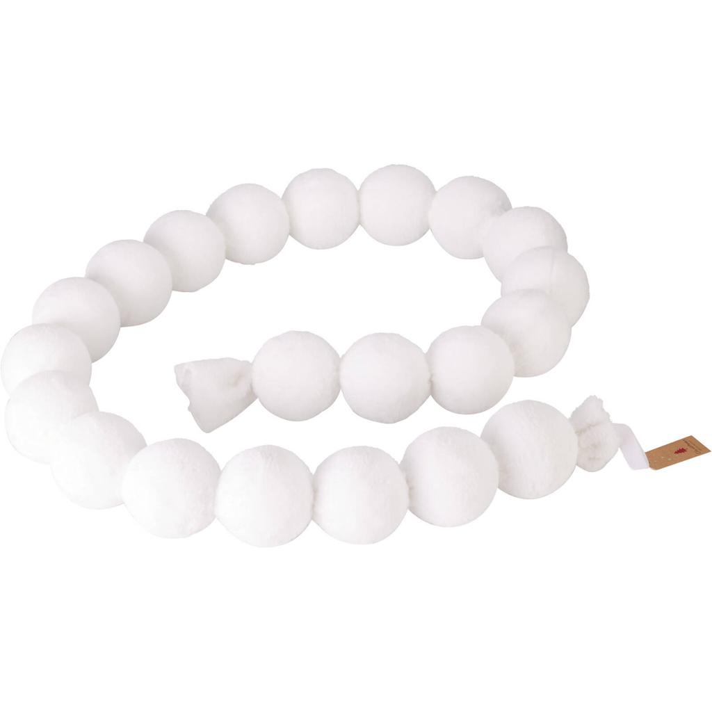 Home & Styling Collection kerstdecoratie slinger - wit