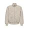 ONLY & SONS JUNIOR teddy sweatvest met backprint - ecru