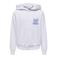 ONLY & SONS JUNIOR hoodie met backprint - lichtgrijs