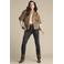Red Button faux fur jas - bruin