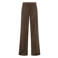 Red Button corduroy wide leg palazzo broek - mud