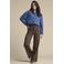 Red Button wide leg geruite palazzo broek - bruin/blauw