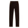 Red Button slim fit casual corduroy broek - donkerbruin