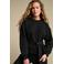Red Button sweater - zwart