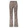 gardeur flared broek met print - taupe