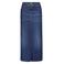 gardeur spijkerrok met split - middelblauw