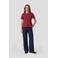 Anytime tailored wide leg broek donkerblauw