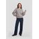 Anytime sweater met ruitprint