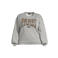 GREAT LOOKS sweater met panter-applicatie grijs