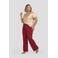 GREAT LOOKS wide leg broek donkerrood
