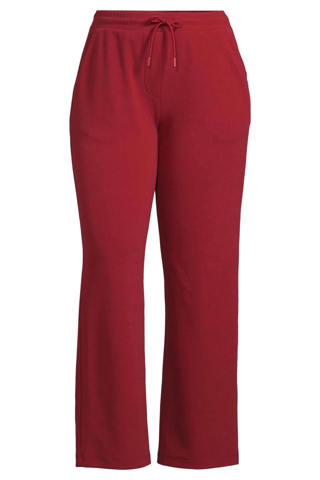 GREAT LOOKS wide leg broek donkerrood