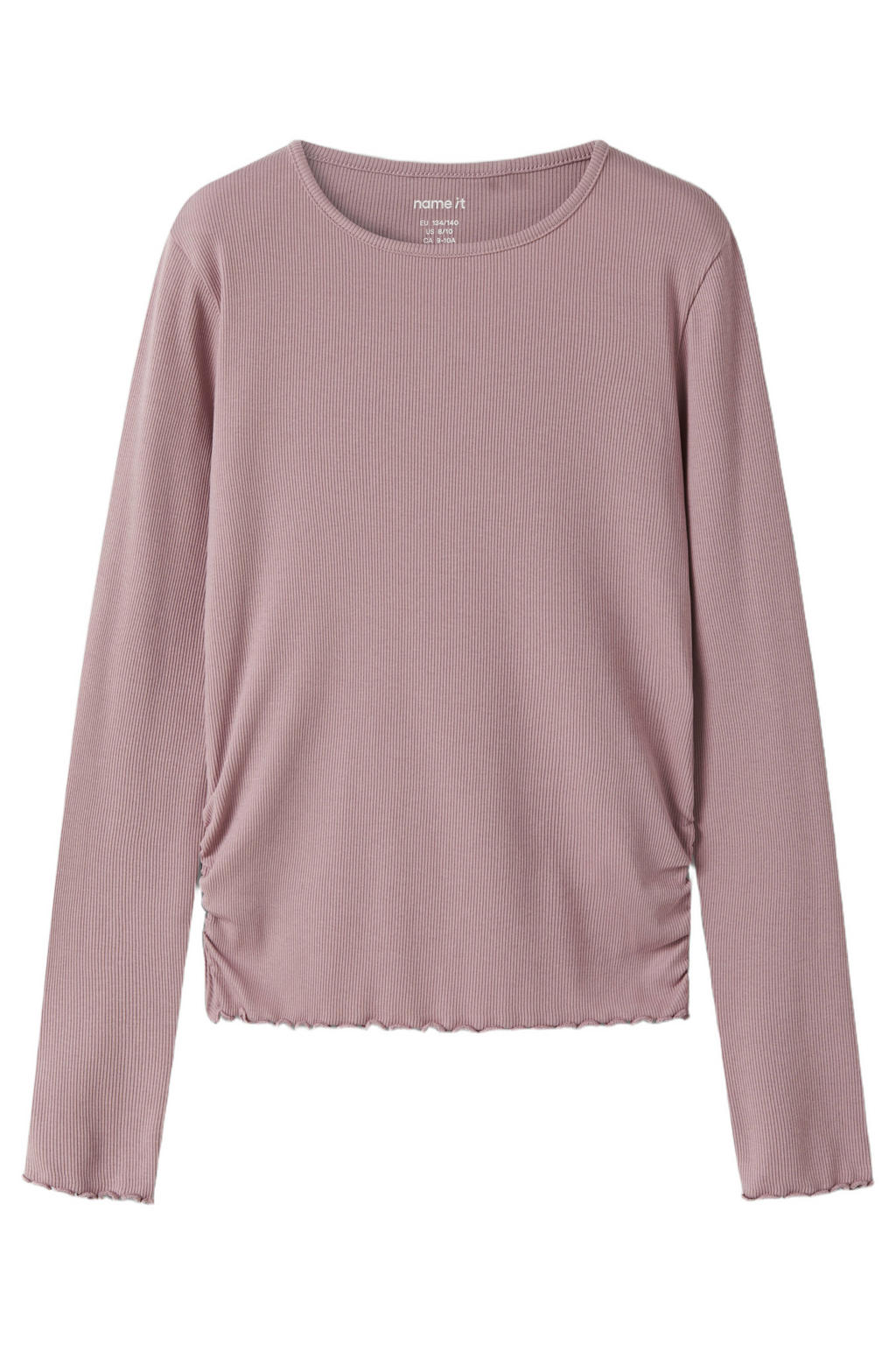 NAME IT KIDS gebreide longsleeve - oudroze
