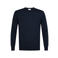 Profuomo wollen regular fit gemêleerde trui - donkerblauw