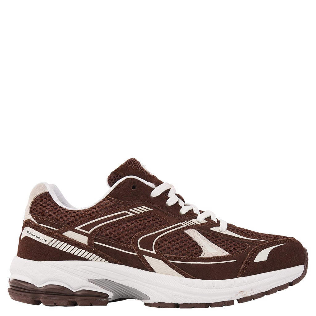 Bruine dames British Knights Nexa suède sneakers - met veters