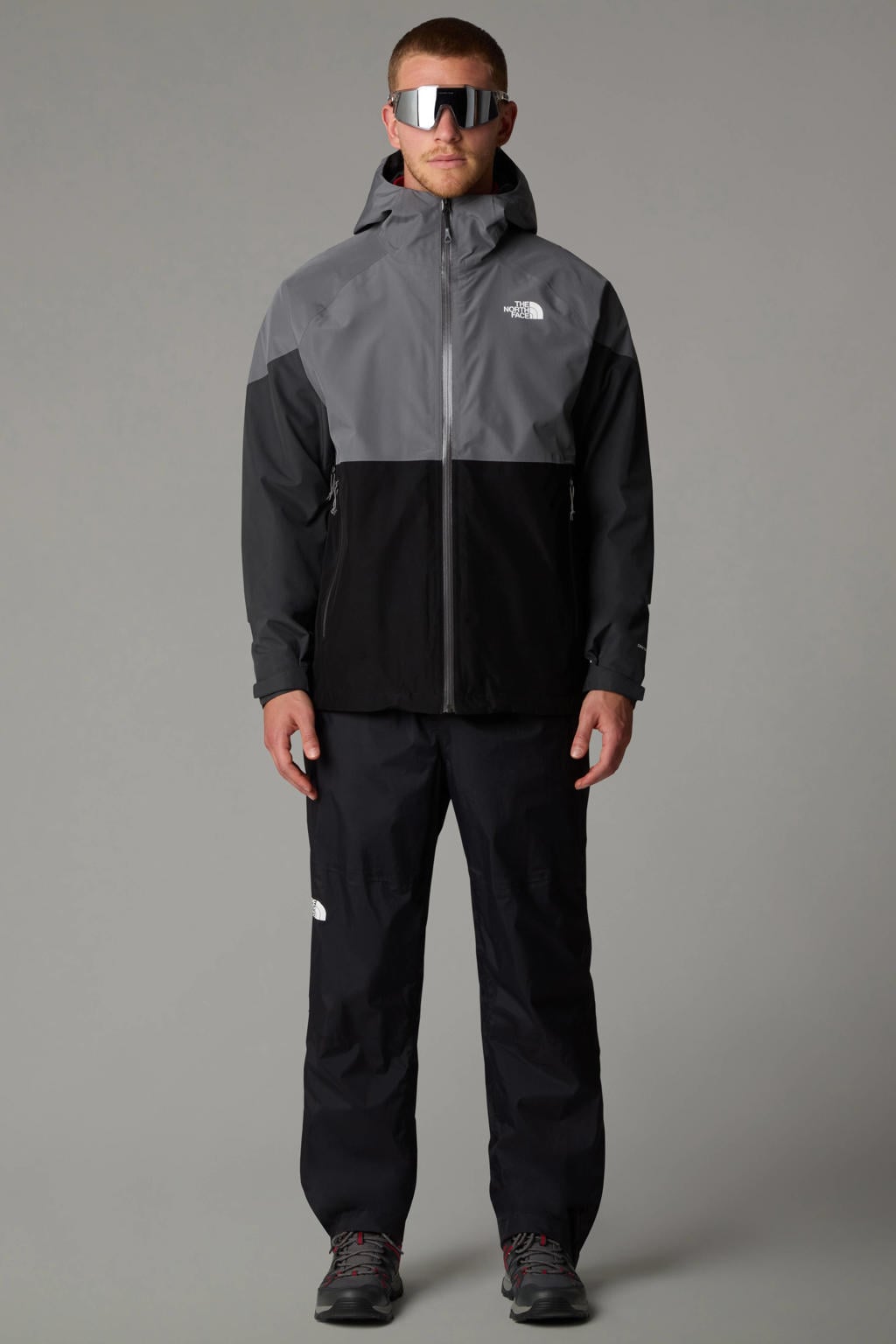 Zwarte heren The North Face regenbroek van polyester met effen