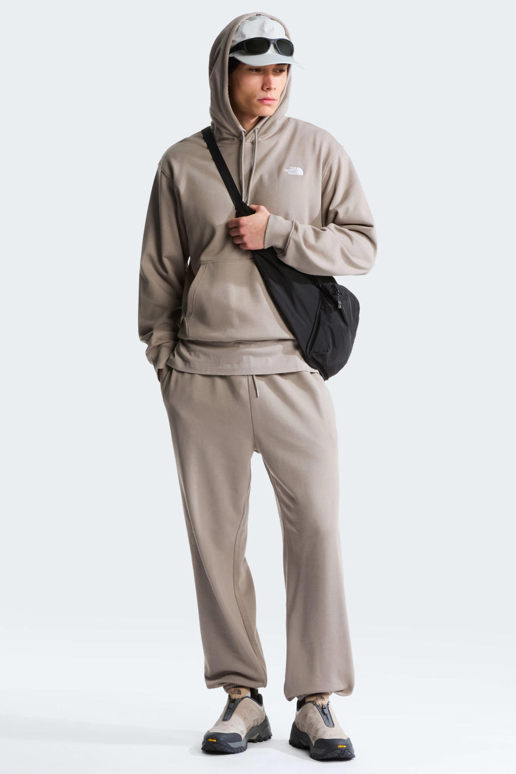 The North Face Essential Terry Simple Dome hoodie - zand