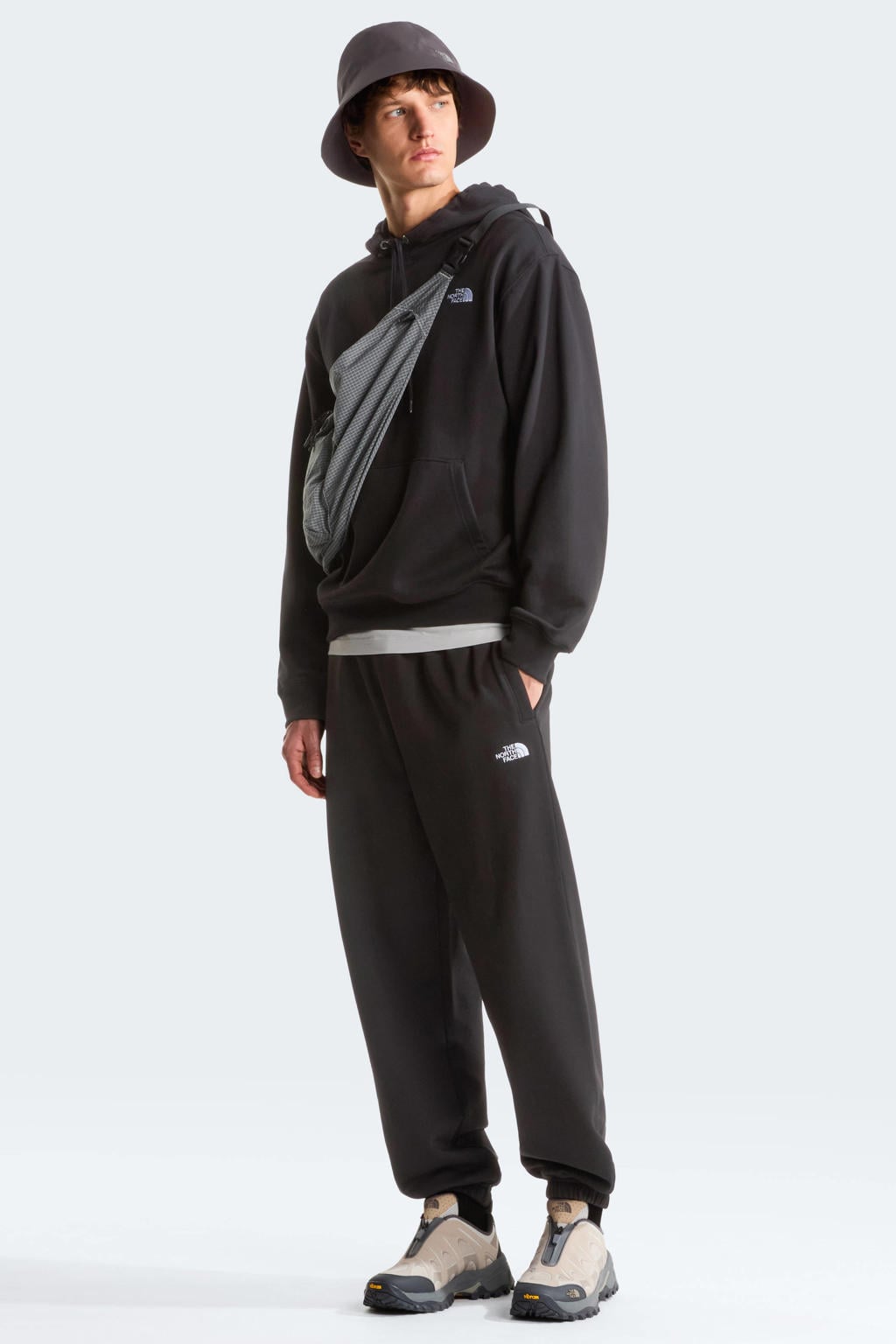 The North Face Essential Terry Simple Dome hoodie - zwart