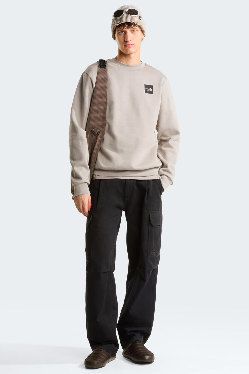 The North Face Box Half Dome sweater - zand