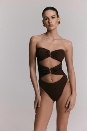 cut-out badpak - zwart