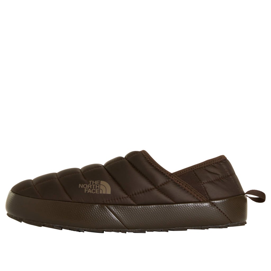 Bruine heren The North Face Thermoball Traction pantoffels - van 100% polyester
