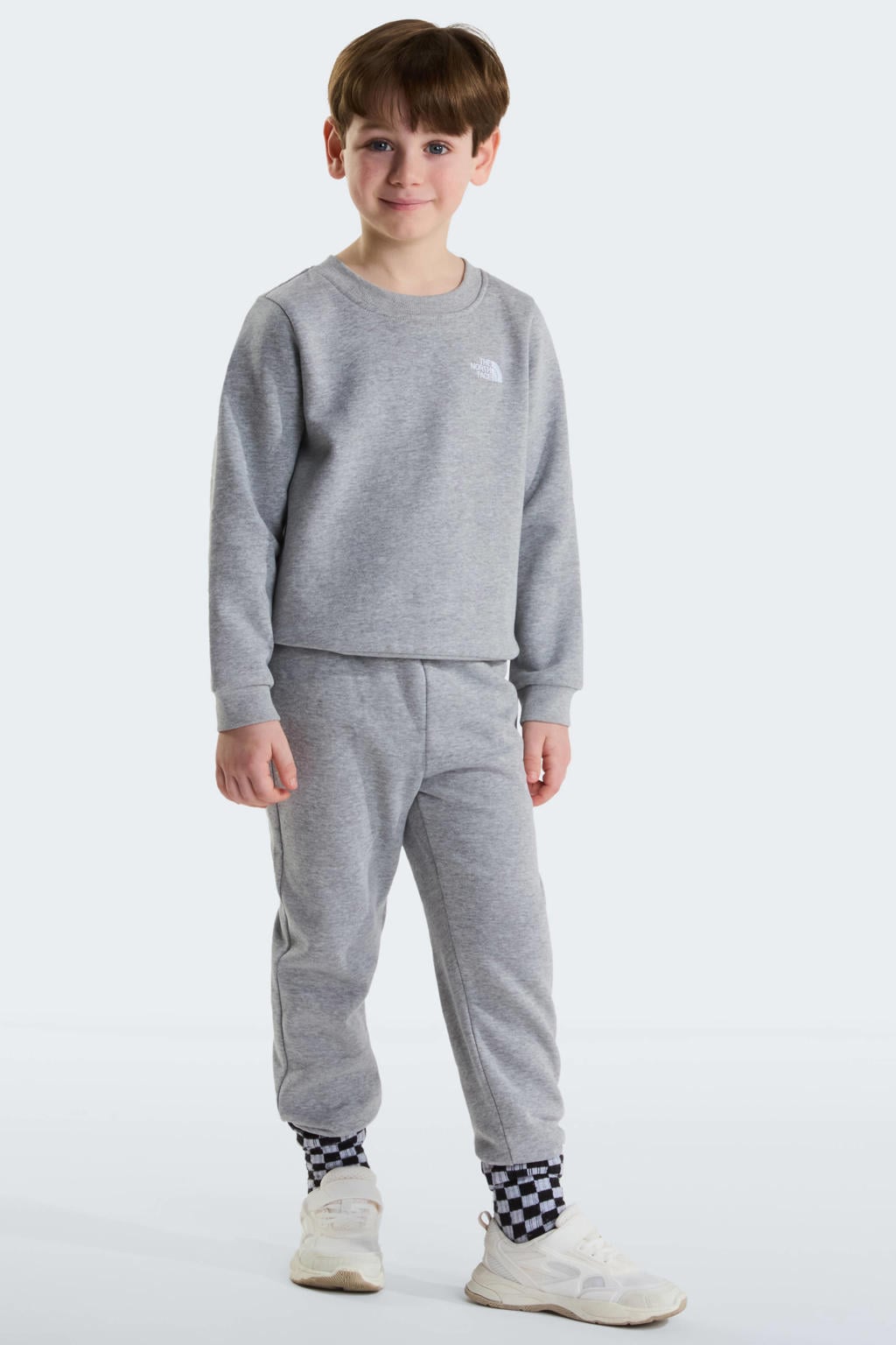 The North Face Evolution Simple Dome joggingpak met ronde hals - grijs
