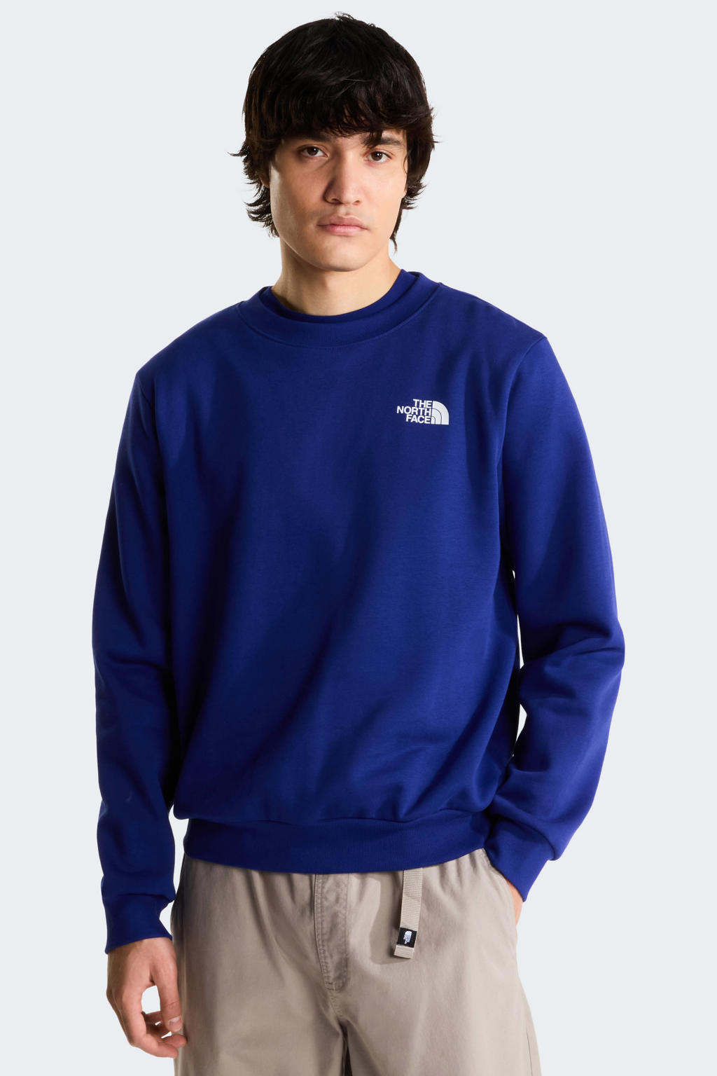 The North Face regular fit sweater met backprint - kobaltblauw