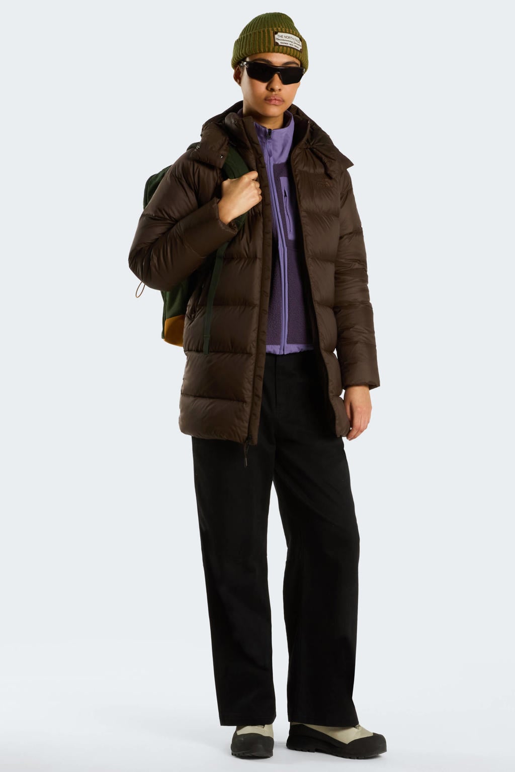 The North Face Hydrenalite gewatteerde parka - donkerbruin
