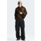The North Face hoodie met backprint - donkerbruin