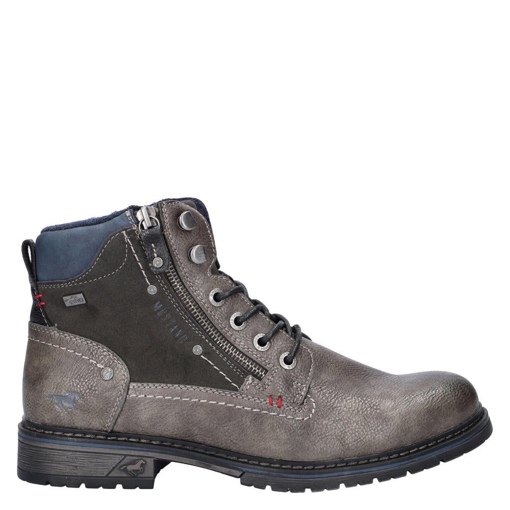 Mustang veterboots - grijs