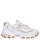 Skechers D'Lites 20th Anniversary chunky imitatieleren sneakers - wit