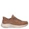 Skechers imitatieleren sneakers - cognac