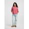 America Today gestreept T-shirt - rood