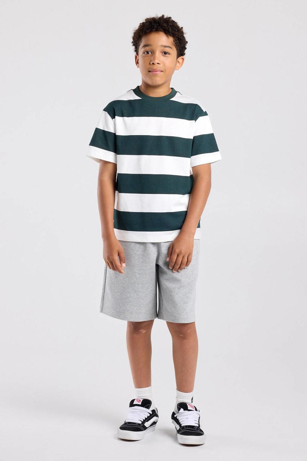 America Today gestreept T-shirt - wit