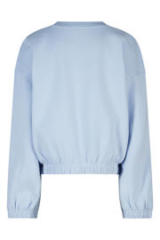 thumbnail: America Today sweater met print - blauw