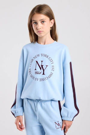 sweater met print - blauw