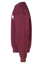 thumbnail: America Today sweater met backprint - donkerrood