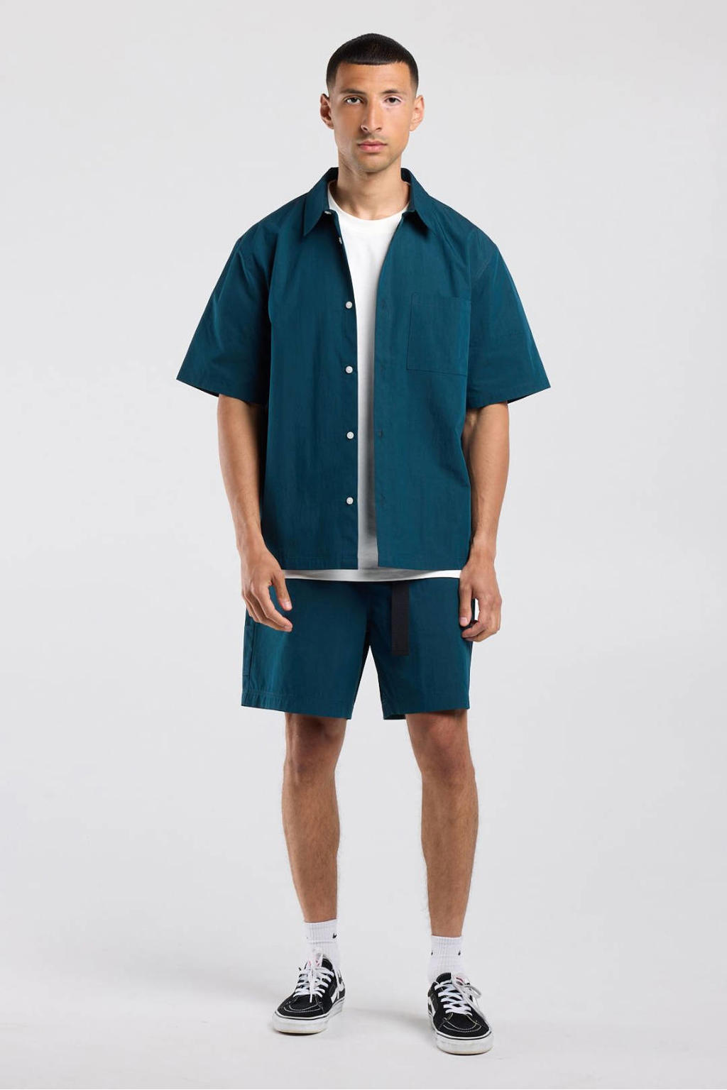 America Today relaxed fit casual overhemd - jade
