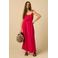 Sissy-Boy maxi zomerjurk met ceintuur - roze