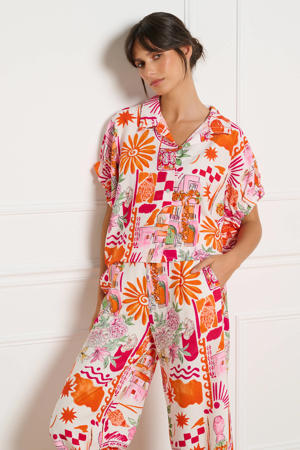 blouse - oranje