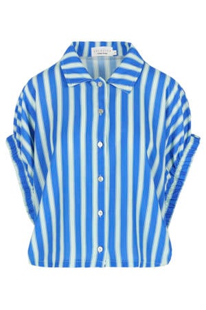 gestreepte blouse - blauw