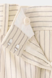 thumbnail: Mango regular fit gestreepte chino short - ecru