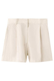 thumbnail: Mango regular fit gestreepte chino short - ecru